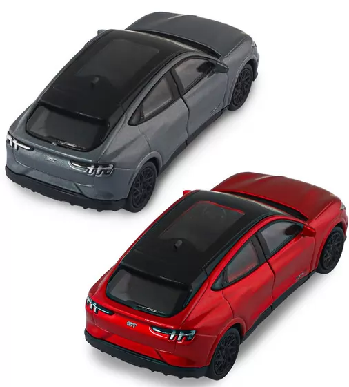 Автомодель - Ford Mustang Mach-E GT 2023 (червоний, сріблясто-сірий) - 250387W_5.jpg - № 5