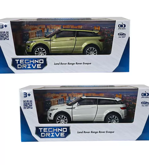 Автомодель - Land Rover Range Rover Evoque (білий, зелений) - 250388W_13.jpg - № 13