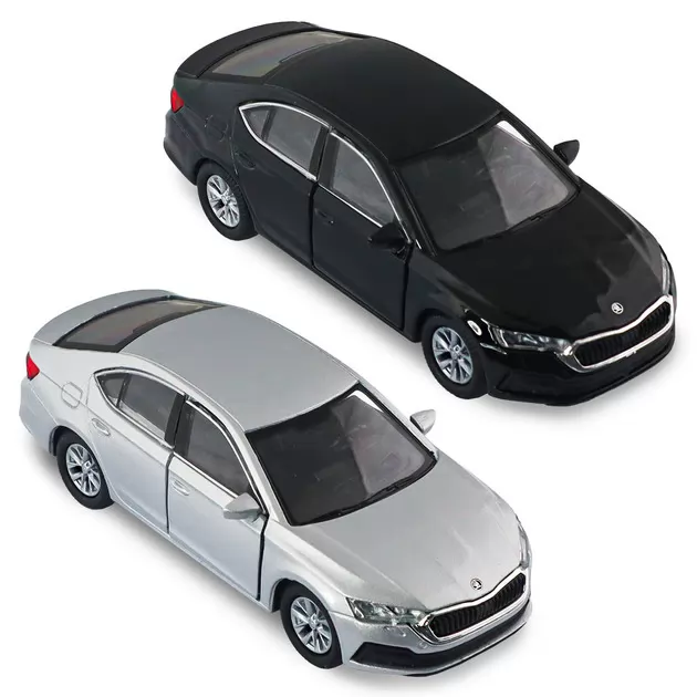 Автомодель - Skoda Octavia (черный, серебристый)