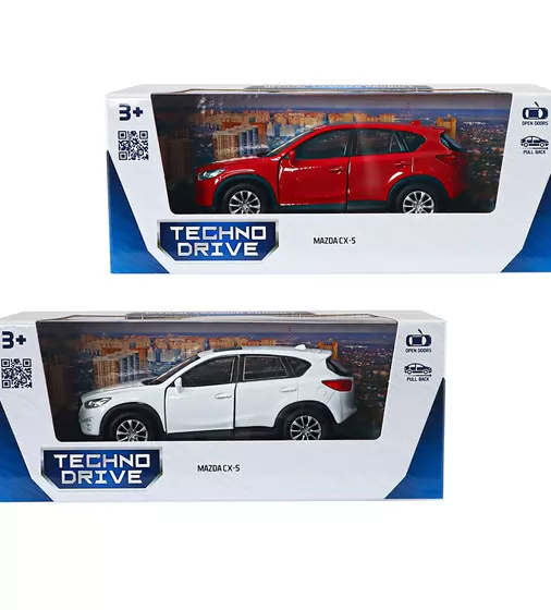 Автомодель - Mazda CX-5 (красный, белый) - 250390W_13.jpg - № 13