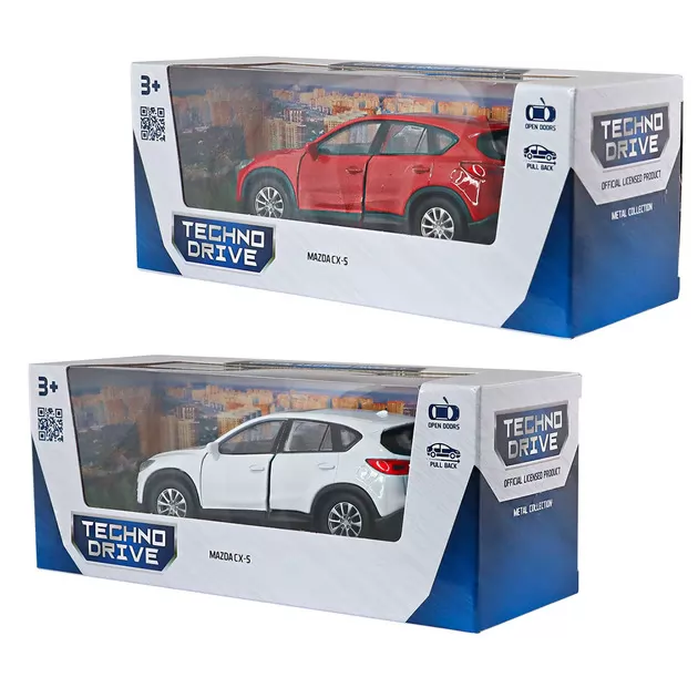 Автомодель - Mazda CX-5 (красный, белый)