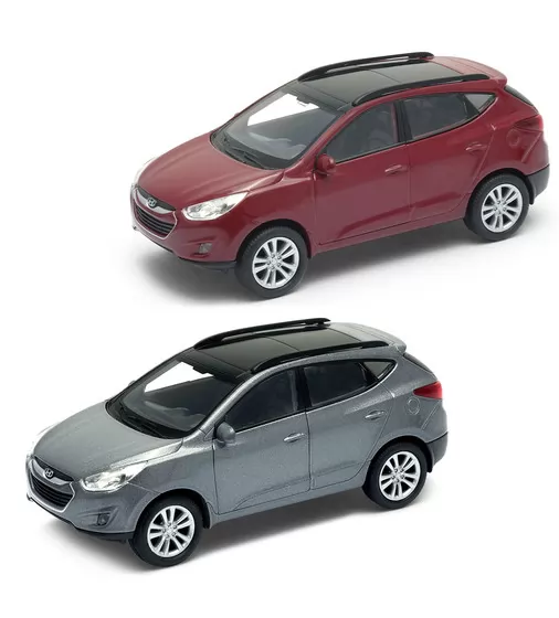Автомодель - Hyundai Tucson IX35 (сріблясто-сірий, червоний металік) - 250391W_1.jpg - № 1