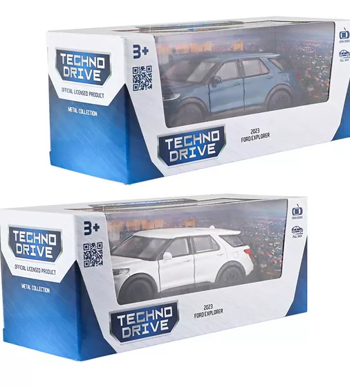 Автомодель - Ford Explorer 2023 (перламутрово-білий, блакитний металік) - 250392W_14.jpg - № 14