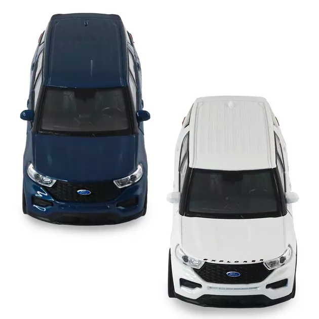 Автомодель - Ford Explorer 2023 (перламутрово-білий, блакитний металік)