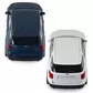 Автомодель - Ford Explorer 2023 (перламутрово-белый, голубой металлик) - 250392W_4.jpg - № 4