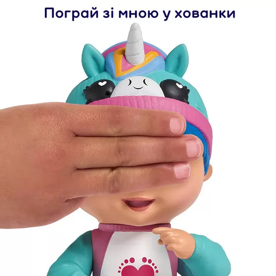 Интерактивная Ручная Кукла Tiny Toes – Луна Единорог