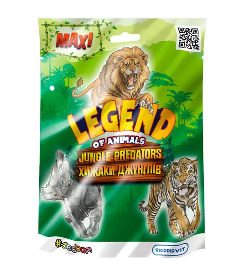 Дисплей стретч-іграшок у вигляді тварини серії Legend of animals Максі &ndash; Хижаки джунглів (12 шт.) - 30-CN23-CDU_2.jpg - № 2