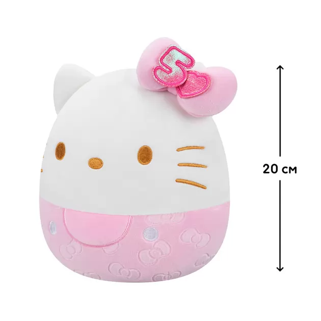 Мягкая игрушка Squishmallows &ndash; Хеллоу Китти в розовом (20 cm)