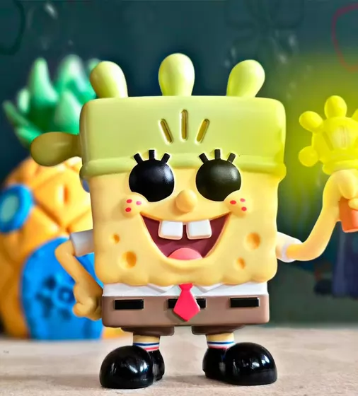 Ігрова фігурка Funko POP! - Губка Боб з рукавичкою-ліхтариком - 75734_2.jpg - № 2