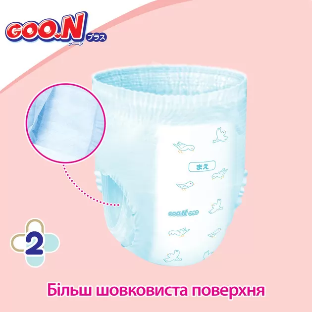 Трусики-подгузники Goo.N Plus для детей (размер 3(M), 6-12 кг, 52 шт.)