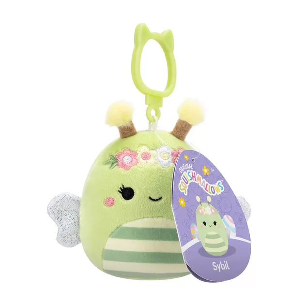 Мягкая игрушка на клипсе Squishmallows &ndash; Пчелка Сибил