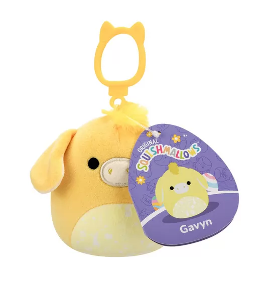 М'яка іграшка на кліпсі Squishmallows &ndash; Віслючок Гевін - SQCP00461_7.jpg - № 7