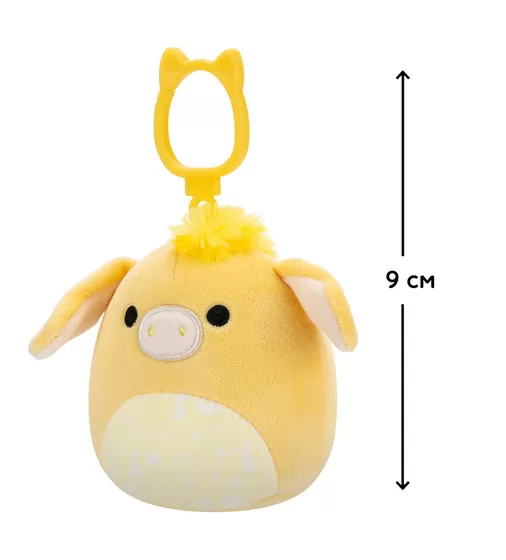 М'яка іграшка на кліпсі Squishmallows &ndash; Віслючок Гевін - SQCP00461_2.jpg - № 2