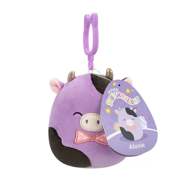 М'яка іграшка на кліпсі Squishmallows – Корівка Олексі