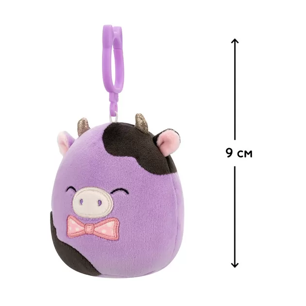 М'яка іграшка на кліпсі Squishmallows – Корівка Олексі
