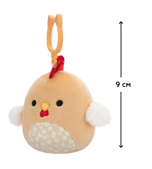 М'яка іграшка на кліпсі Squishmallows &ndash; Півник Руті - SQCP00465_2.jpg - № 2