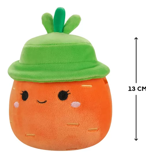 М'яка іграшка Squishmallows - Морквина Кароліна в капелюсі (13 cm) - SQER01182_2.jpg - № 2