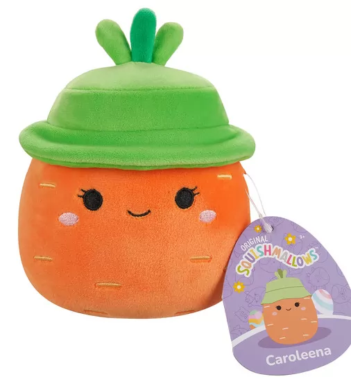 М'яка іграшка Squishmallows - Морквина Кароліна в капелюсі (13 cm) - SQER01182_7.jpg - № 7