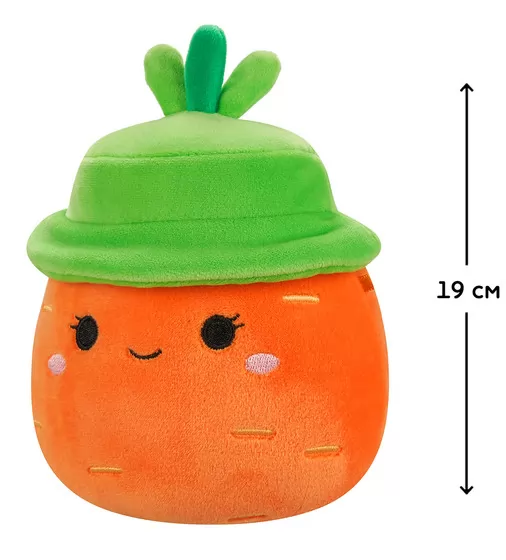 М'яка іграшка Squishmallows - Морквина Кароліна в капелюсі (19 cm) - SQER01214_2.jpg - № 2