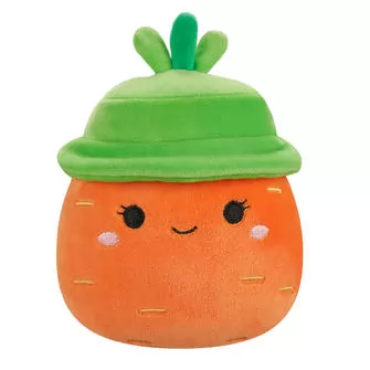 М'яка іграшка Squishmallows - Морквина Кароліна в капелюсі (19 cm)