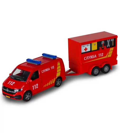 Игровой набор - Volkswagen Служба 112 (с прицепом) - 520322.270_1.jpg - № 1