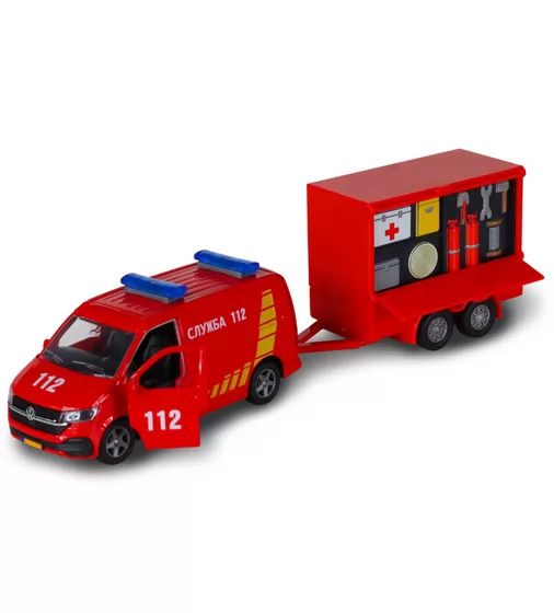 Игровой набор - Volkswagen Служба 112 (с прицепом) - 520322.270_8.jpg - № 8