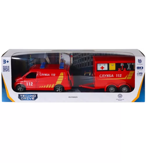Игровой набор - Volkswagen Служба 112 (с прицепом) - 520322.270_12.jpg - № 12