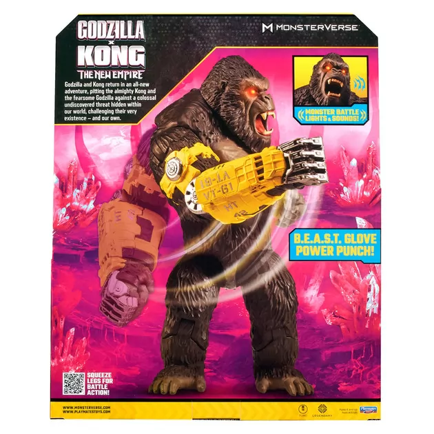 Фігурка Godzilla x Kong &ndash; Мегапотужний удар Конга (світло, звук)