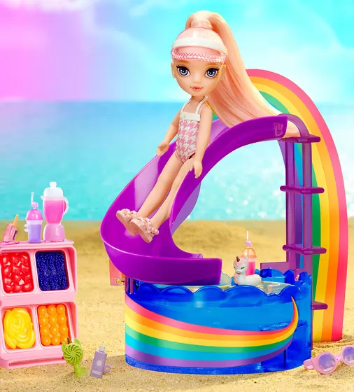 Ігровий набір з лялькою Rainbow High &ndash; Веселкове свято в басейні - 522249_10.jpg - № 10