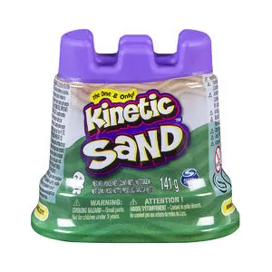 Песок Для Детского Творчества - Kinetic Sand Мини Крепость (Зеленый,141 Г, Акционный)