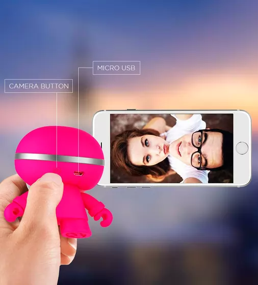Акустика Xoopar - Mini Xboy (7,5 Cm, Розовый, Bluetooth) - XBOY81001.24A_7.jpg - № 7