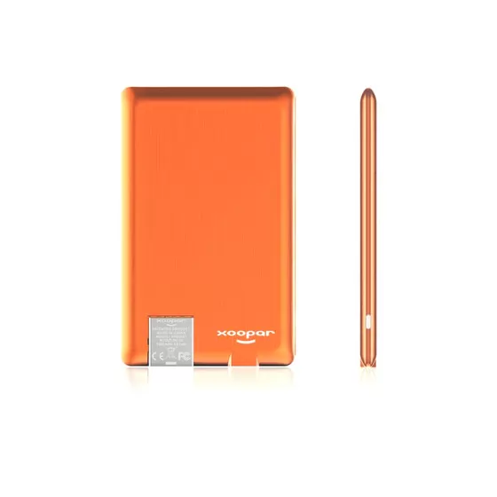 Портативная Батарея Xoopar - Power Card (Оранжевая, 1300 Ма*Ч)