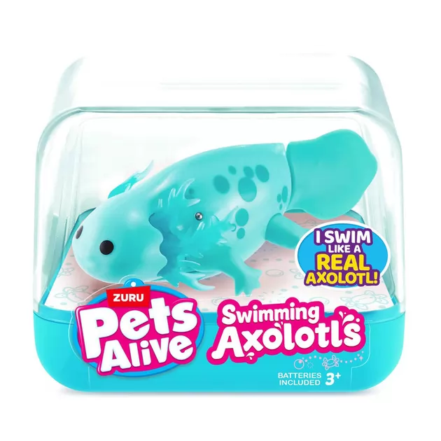 Интерактивная игрушка Pets Alive – Аксолотль (бирюзовый) за 595.00