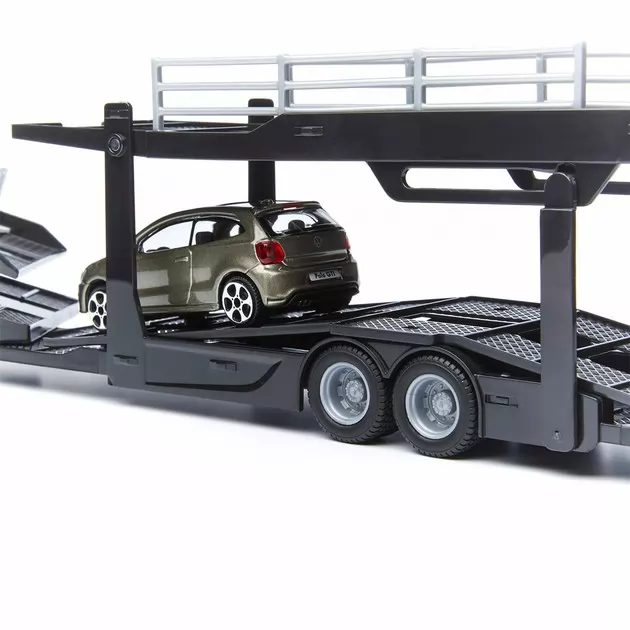 Ігровий Набір - Автотранспортер Mercedes-Benz Actros З Автомоделлю Vw Polo Gti Mark 5