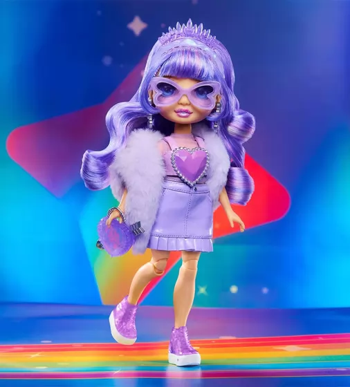 Игровой набор с куклой Rainbow High серии Creative Crystals" - Виолетта" - 121404_10.jpg - № 10