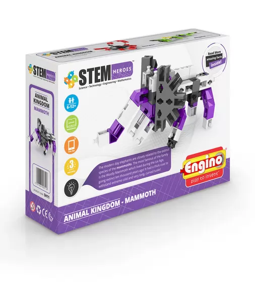 Конструктор Stem Heroes - Царство Тварин: Мамонт - SH11_1.jpg - № 1