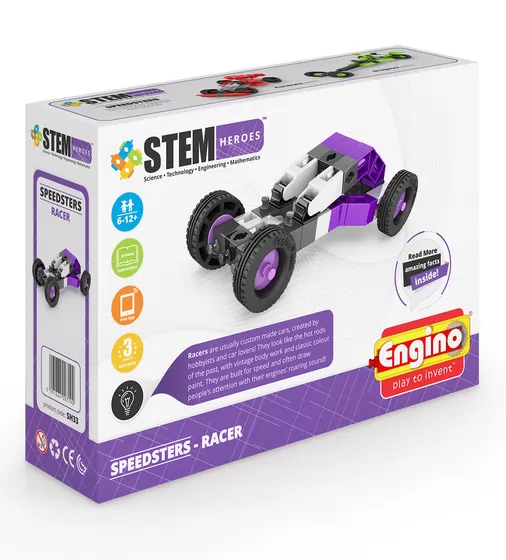 Конструктор Stem Heroes - Спортивні Автомобілі: Гоночний - SH33_1.jpg - № 1