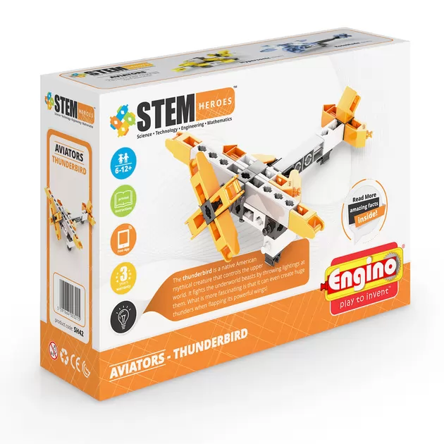 Конструктор Stem Heroes - Авіація: Буревісник