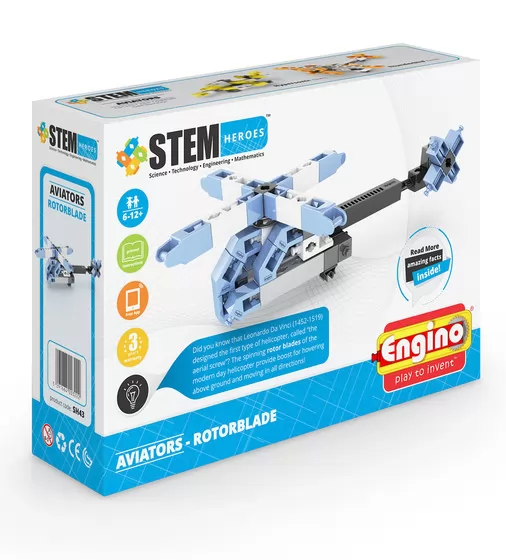 Конструктор Stem Heroes - Авиация: Вертолет - SH43_1.jpg - № 1