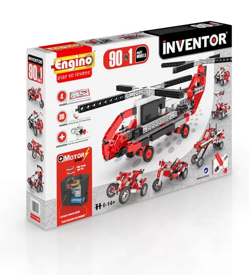 Конструктор Inventor Motorized 90 В 1  С Электродвигателем - 9030_1.jpg - № 2