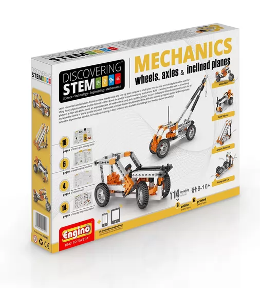 Конструктор Stem - Механика: Колеса, Оси И Наклонные Плоскости - STEM02_1.jpg - № 1