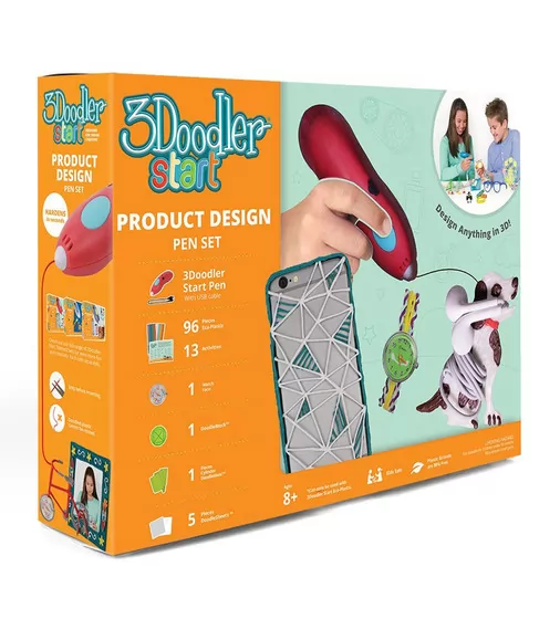 Детская 3D-ручка 3Doodler Start - ДИЗАЙНЕР - 3DS-PDSP-MUL-R_2.jpg - № 2