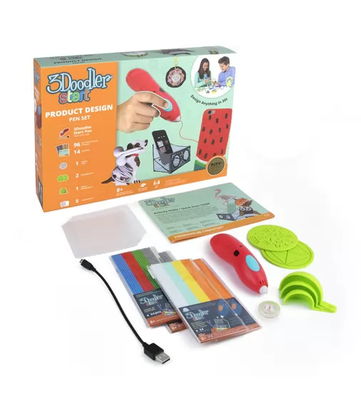 Детская 3D-ручка 3Doodler Start - ДИЗАЙНЕР - 3DS-PDSP-MUL-R_1.jpg - № 1