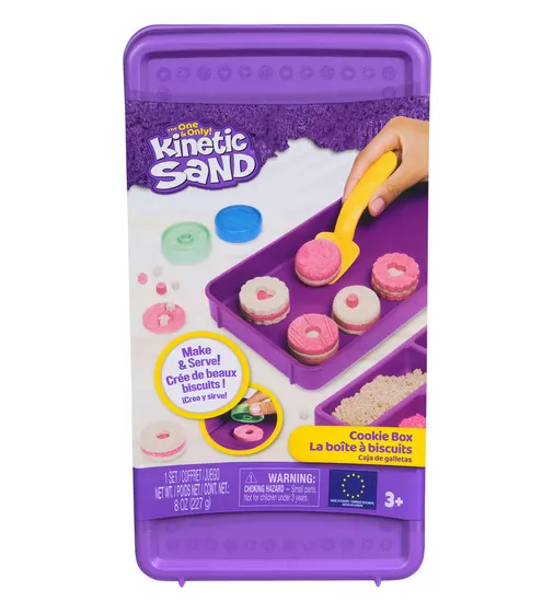 Набір піску для творчості - Kinetic Sand Кольорове печиво - 71678_1.jpg - № 1