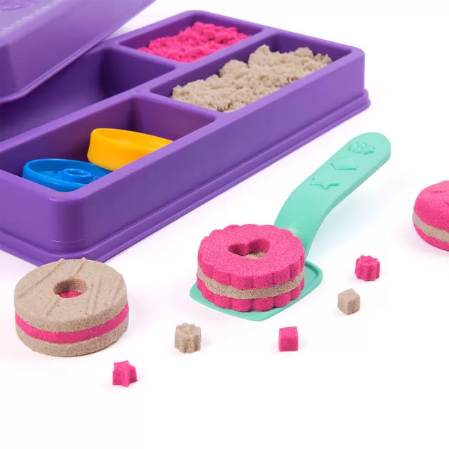Набір піску для творчості - Kinetic Sand Кольорове печиво