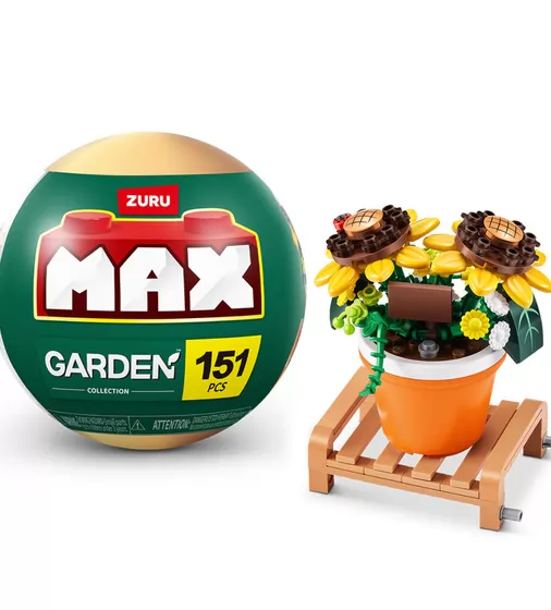Конструктор в капсуле Max S1 &ndash; Садовые растения в горшочках - 83183GQ1_1.jpg - № 1