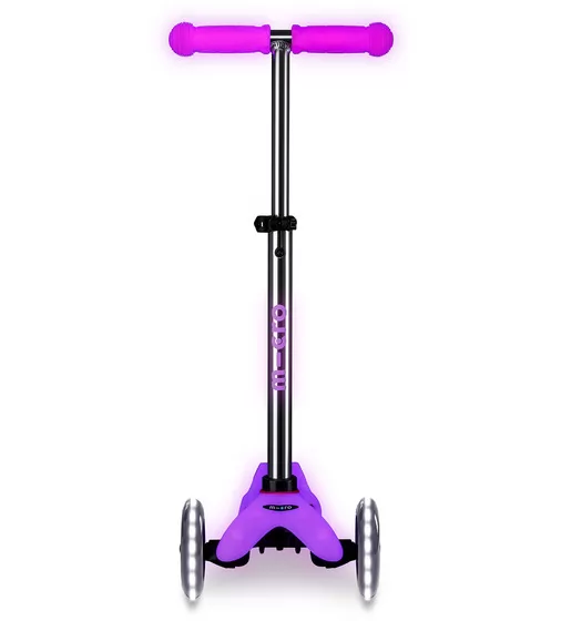 Самокат Micro серії Mini Deluxe Glow LED" &ndash; Морозний рожевий" - MMD217_4.jpg - № 4