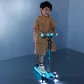 Самокат Micro серії Maxi Deluxe Glow LED" &ndash; Синій кришталь" - MMD366_10.jpg - № 10