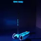 Самокат Micro серії Maxi Deluxe Glow LED" &ndash; Синій кришталь" - MMD366_5.jpg - № 5