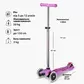 Самокат Micro серії Maxi Deluxe Glow LED" &ndash; Сяйнисто-пурпуровий" - MMD367_7.jpg - № 7